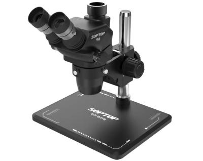 Микроскоп тринокулярный - SopTop "9" 2024 (Регулируемый тринокуляр, черный)