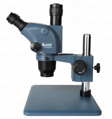 Микроскоп тринокулярный - Kaisi "36565A" (синий индустриальный)