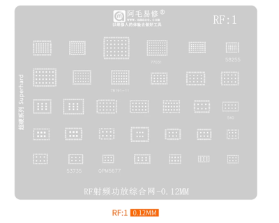 Трафарет - Amaoe "RF1"