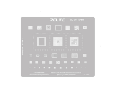 Трафарет - Relife "RL-044 SAM1" (S8, S8+, Note8, G9500, G955U, N9500)