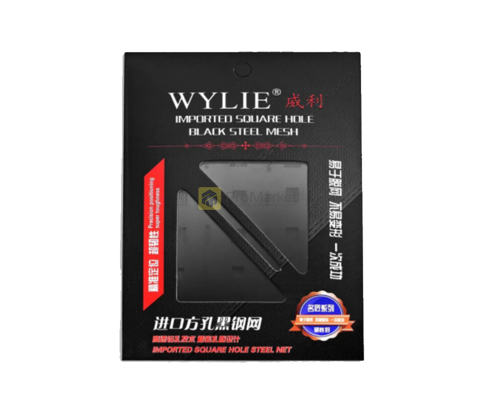 Трафарет - Wylie black "WL-14" (iPhone 12 series)