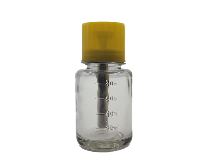 Колба для жидкости - Dkt "11C" Стеклянный 80ml