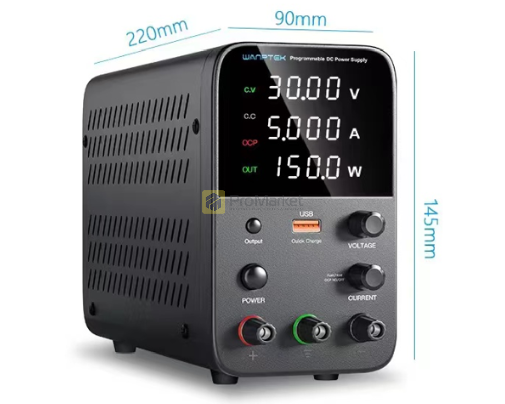 Лабораторный блок питания - WanPtek "WPS 305H" (30В, 5А, 150W)