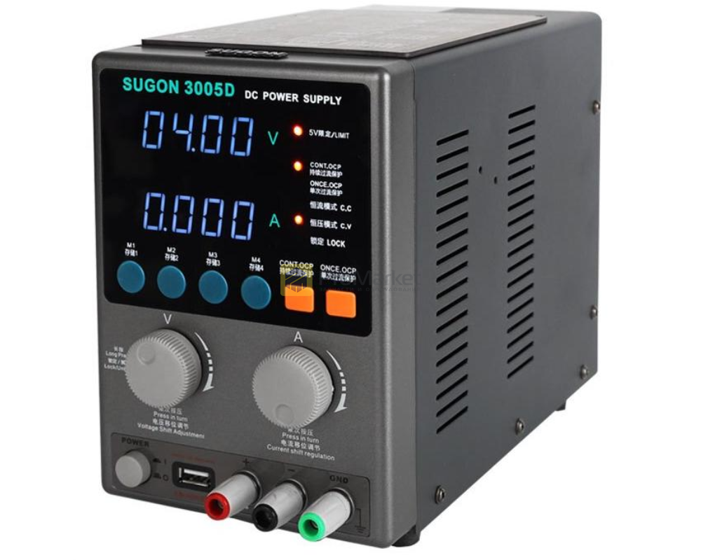 Лабораторный блок питания - Sugon "3005D" (30В, 5A, usb)
