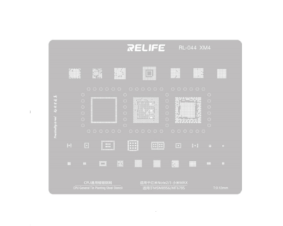 Трафарет - Relife "RL-044 XM4" (Note 2, 3, MAX)