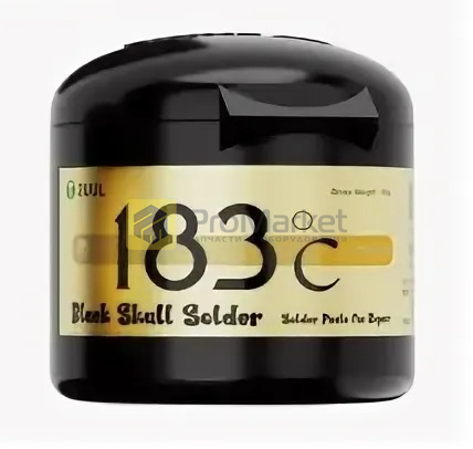 Паяльная паста для реболлинга 2UUL BS183 Black Skull (183°C, 50г)