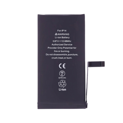 Аккумулятор для Apple iPhone 14 (с привязкой) (АКБ 3279 mAh, 3.85 V) (фабричный оригинал, (скотч) проклейка)