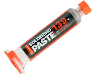 Паяльная паста - KardiLab "PF602-P30" 139°С, Sn42/Bi58, 30 г