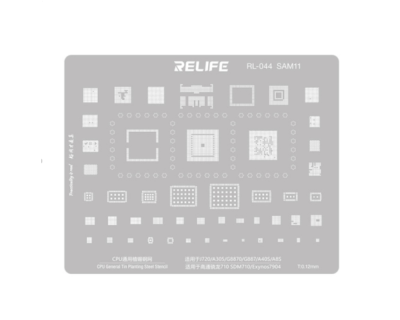 Трафарет - Relife "RL-044 SAM11" (J720, A305, G8870, G887, A40S, A8S)