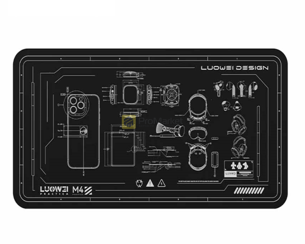 Коврик термостойкий - Luowei LW-M4 (370x195x2 мм)