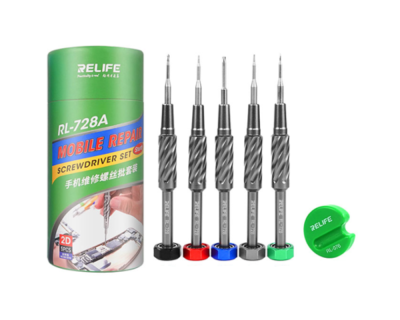 Набор отверток - Relife "RL-728A" 5шт, магнитайзер