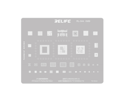 Трафарет - Relife "RL-044 XM9" (8, 8SE, MIX 2S)