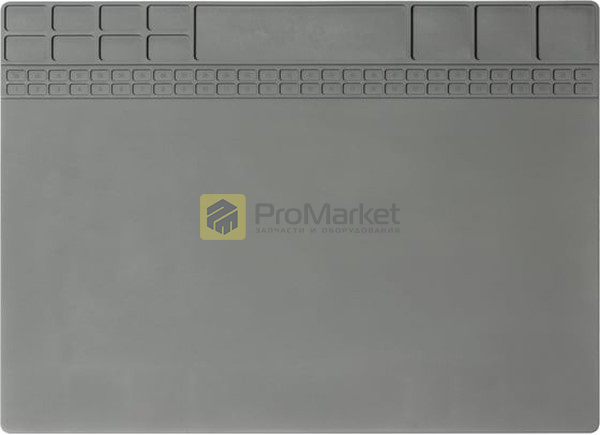 Коврик термостойкий с органайзером KAIGEXIN 400×300 мм (серый)