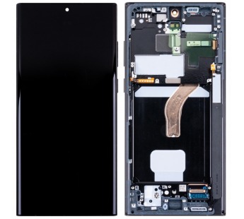 Samsung Galaxy S22 ULTRA (SM-S908B/S9080) дисплей в рамке оригинал (Service pack)