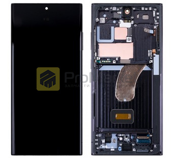 Samsung Galaxy S23 ULTRA (SM‑S918B) дисплей в рамке оригинал (Service pack)