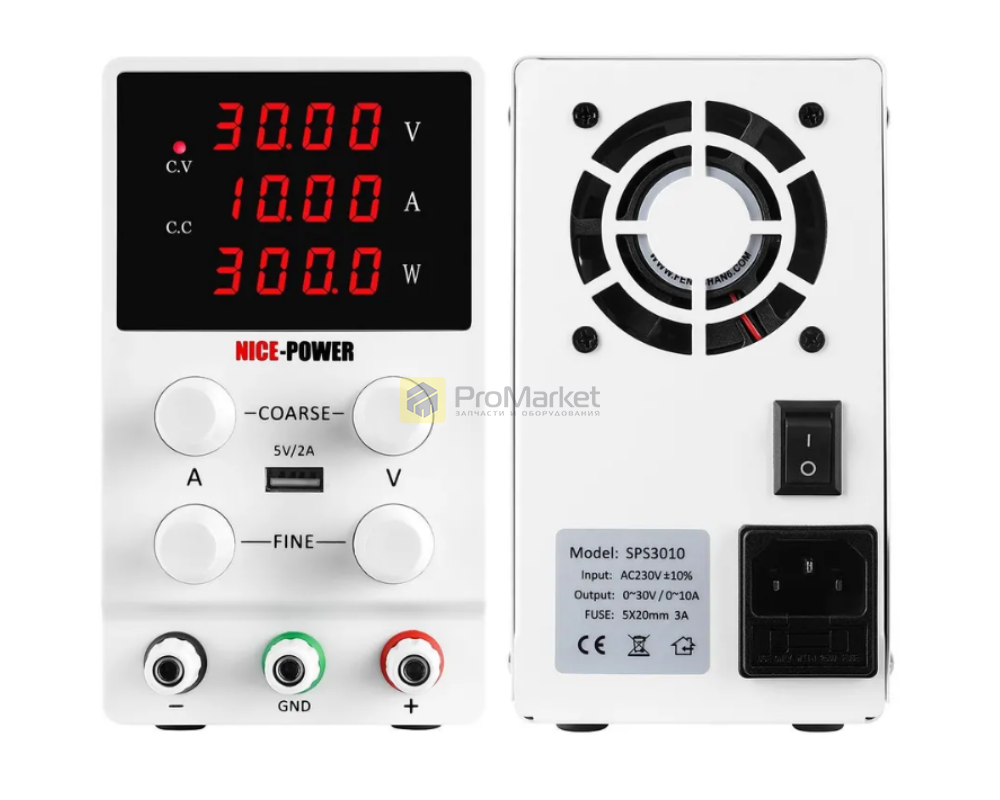 Лабораторный блок питания - Nice Power "SPS3010" (30В, 10А)