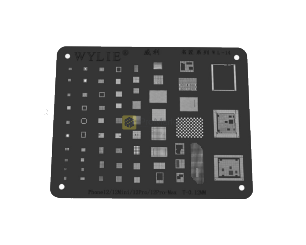 Трафарет - Wylie "WL-14" (iPhone 12 series)