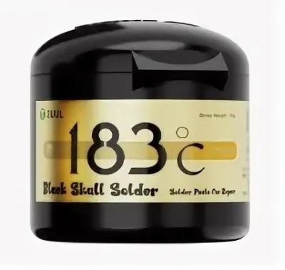Паяльная паста для реболлинга 2UUL BS183 Black Skull (183°C, 50г)