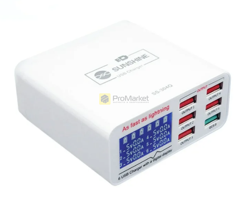 Блок зарядки - Sunshine SS - 304Q (usb)
