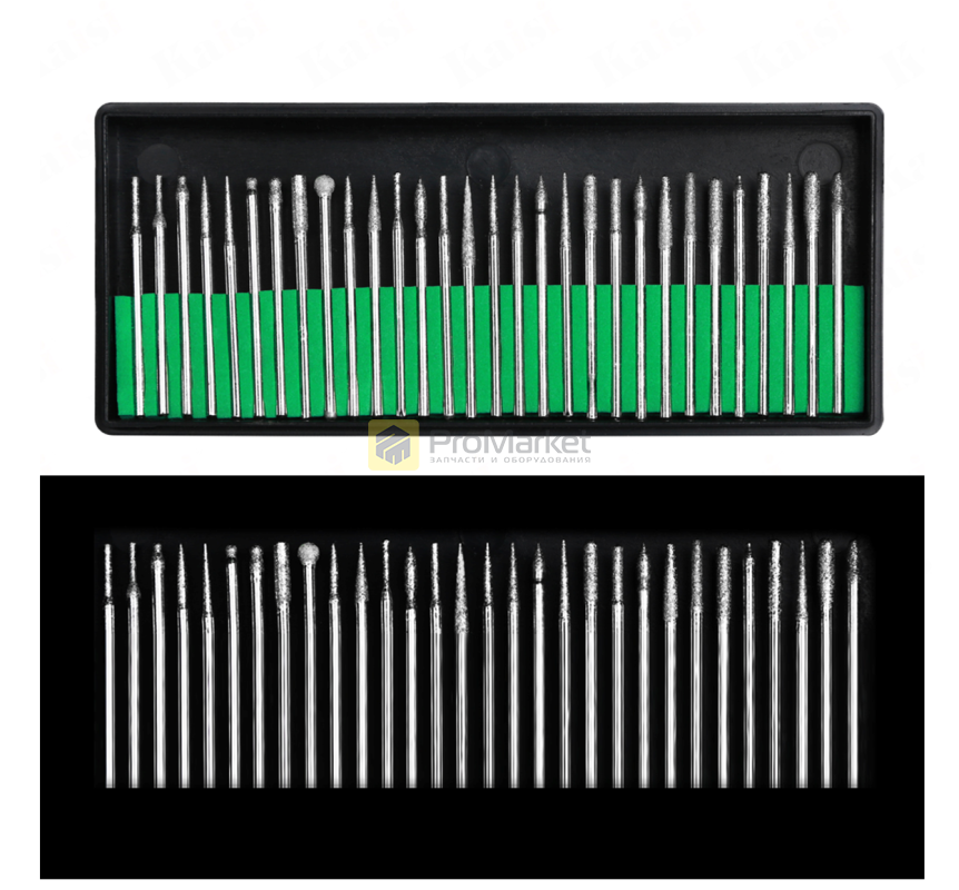 Набор насадок для гравера - Kaisi "Emery Bits Set" (30шт)