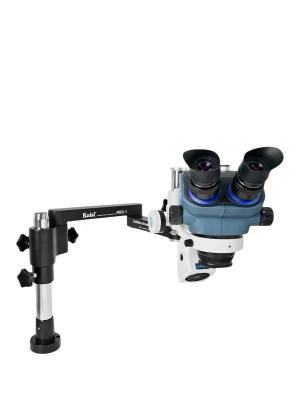 Микроскоп тринокулярный - Kaisi "TX-350S" (синий индустриальный)