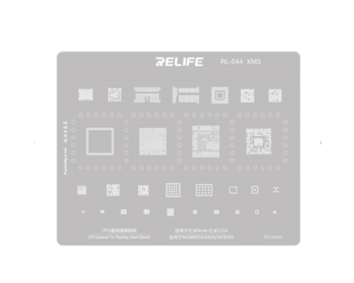 Трафарет - Relife "RL-044 XM3" (Note 2, 2A)