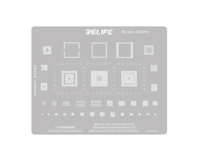 Трафарет - Relife "RL-044 SAM14" (A10 - A70 A105F A202F A305N A40S A505F A515F A530F A600F A750F)