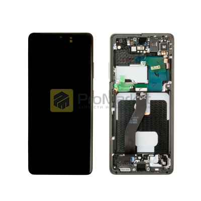Samsung Galaxy S21 ULTRA (SM-G998B) дисплей в рамке оригинал (Service pack)