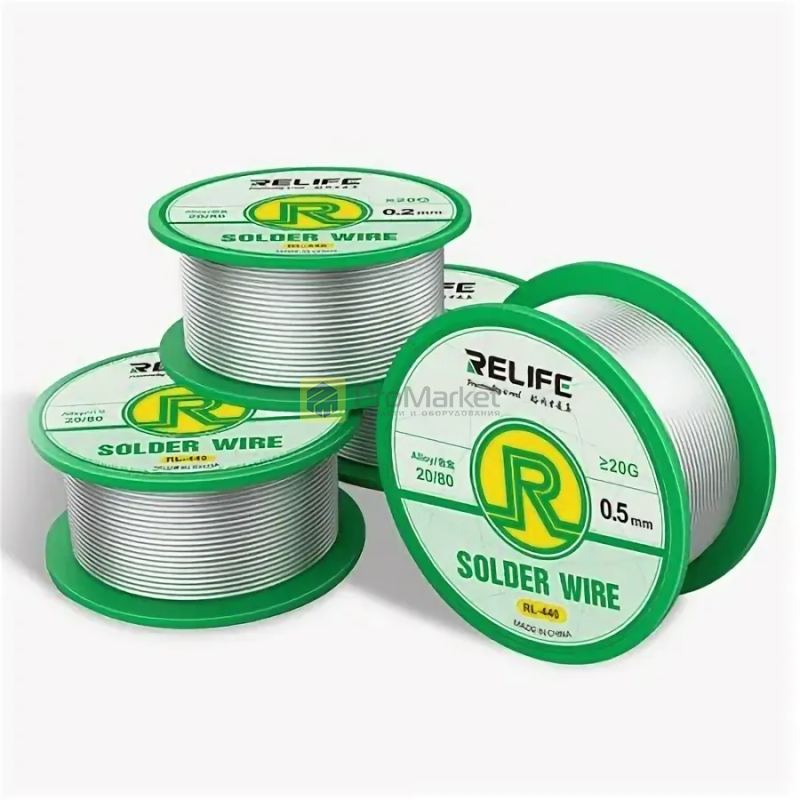 Припой в катушке RELIFE RL-440 (0.3мм, 40г)