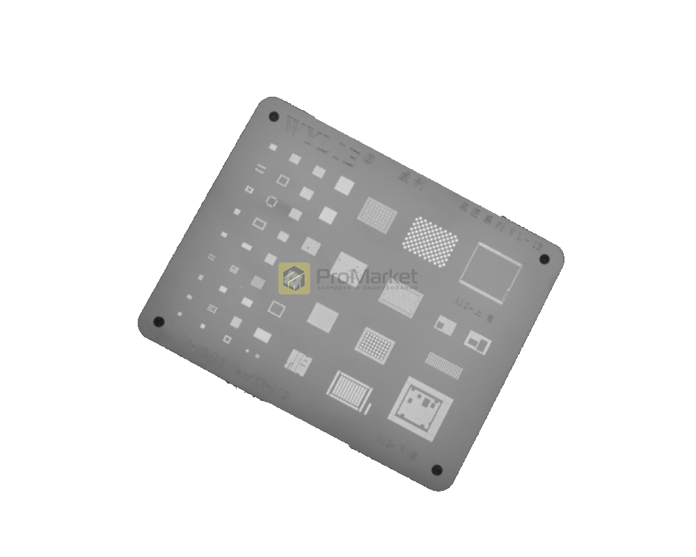 Трафарет - Wylie "WL-12" (iPhone X, Xs series)