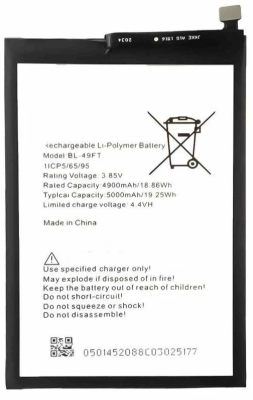 Аккумулятор (АКБ) BL-49FT Tecno Spark 5 Air/6 Go/8C/8P/Go 2022/POP 5 LTE/POP 6 Pro/Camon 15/15 Air
