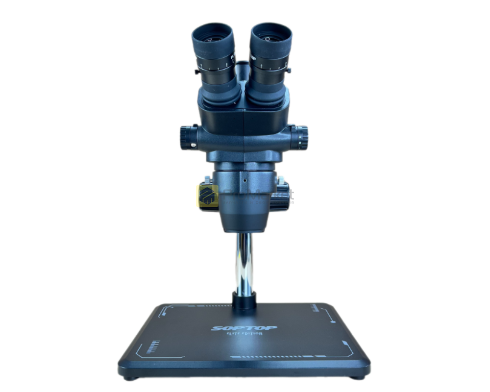 Микроскоп тринокулярный - SopTop "9"  (Блокируемый тринокуляр, черный)