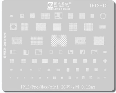 Трафарет - Amaoe "iP12-A14"