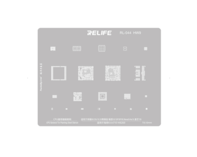 Трафарет - Relife "RL-044 HW9" (8X, 20i, 20, 10, 10P, 9P, 9S, Nova 5i, 4e, 3i)
