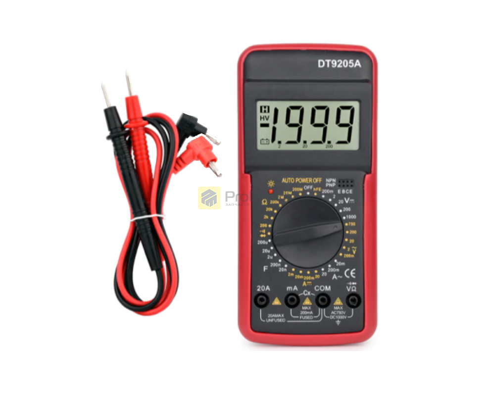 Мультиметр - Handskit "DT9205A" (с подсветкой)