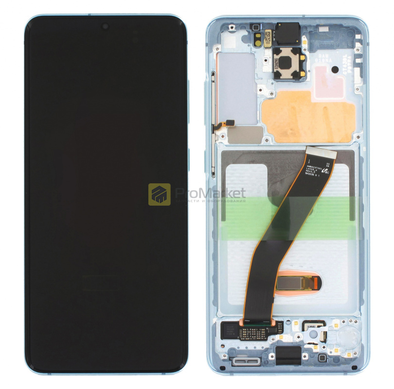 Samsung Galaxy S20 / S20 5G (SM‑G980F/G981B/DS) дисплей в рамке оригинал (Service pack)