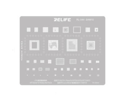 Трафарет - Relife "RL-044 SAM10" (S10, S10+, Note10, G9730, G975, G977, N975)