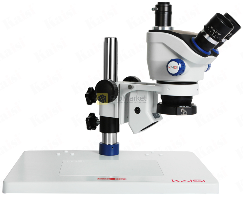 Микроскоп тринокулярный - Kaisi "TX-350E" 1.2 (белый)