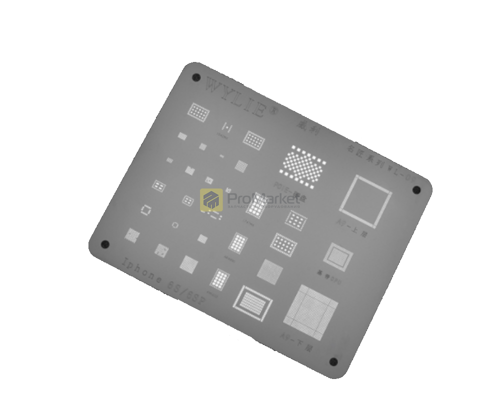 Трафарет - Wylie "WL-09" (iPhone 6S series)