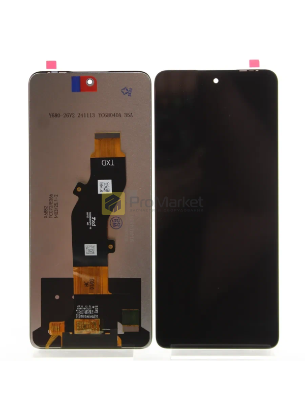 Infinix Hot 50 4G (X6882)/ Tecno Spark 30 4G (KL6) дисплей без рамки ORIG