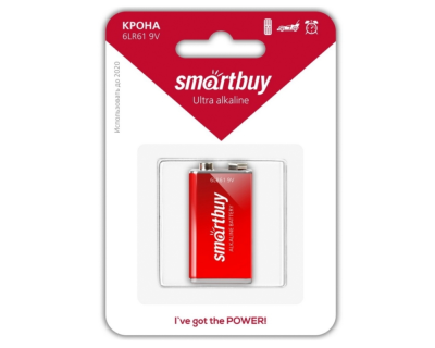 Батарея - Smartbuy "6LR61" Крона 9V