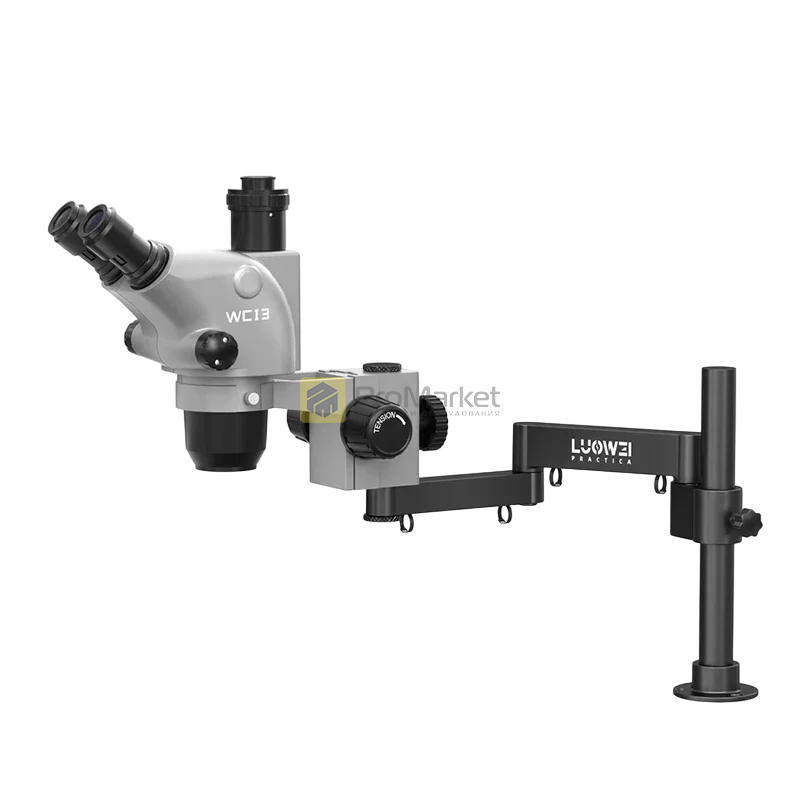 Микроскоп тринокулярный LUOWEI LW-WCI3-6565LZ-TV