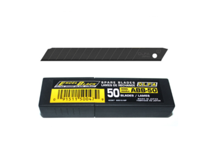 Лезвия сегментированные - Olfa "ABB-50 EXCEL BLACK" 9мм, 50PCS
