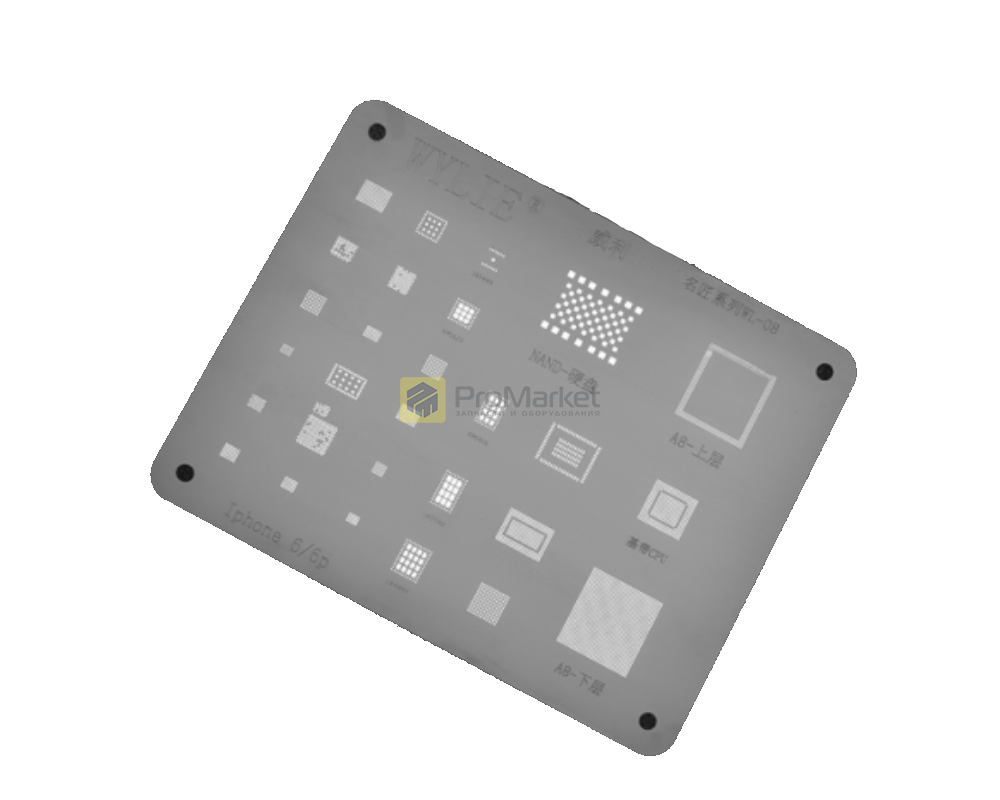 Трафарет - Wylie "WL-08" (iPhone 6 series)