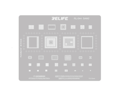 Трафарет - Relife "RL-044 SAM2" (S7, G9300, 9350, 9308, G930f)